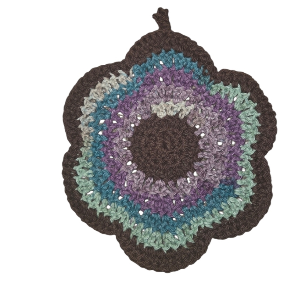 Handcrafted Crochet Flower Pot Holder